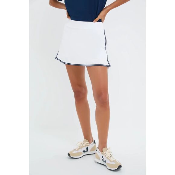 Tuckernuck Lisbon Stripe 14 Inch Pique Elena Tennis Skirt Size Medium NWT - Picture 1 of 4